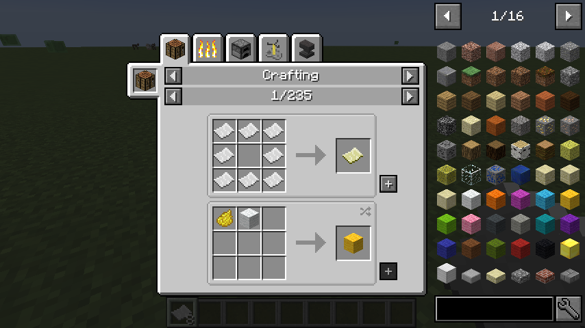 MINECRAFT JUST ENOUGH ITEMS MOD